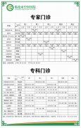 臨滄市中醫(yī)醫(yī)院門(mén)診出診信息