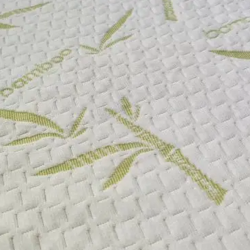 Natural material Bamboo mattress stretch fabric jacquard fabric 3