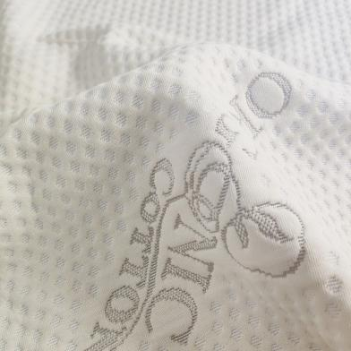 Tecido de colchón Jacquard de punto de algodón orgánico reciclado natural (4)