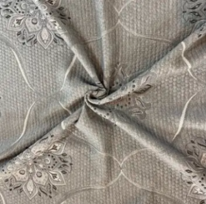 tissu tricoté double jacquard en polyester