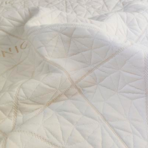 polyester madrass tikkende stoff stretch strikket stoff 1